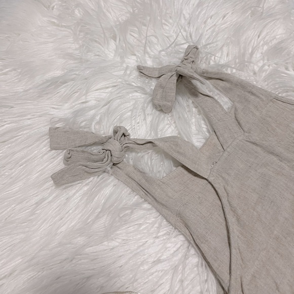 6𝒇𝒐𝒓$50 TOPSHOP Tie-up sleeve Cream too Size4 - Picture 4 of 5